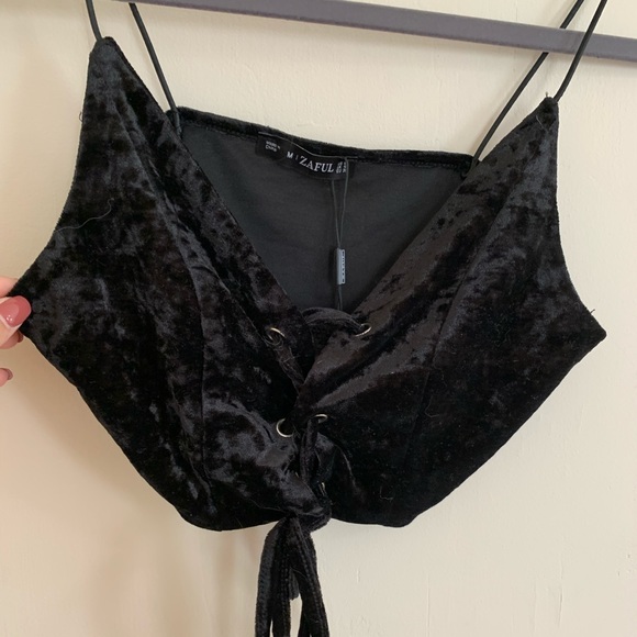 Tops - NWT Velvet Crop Top